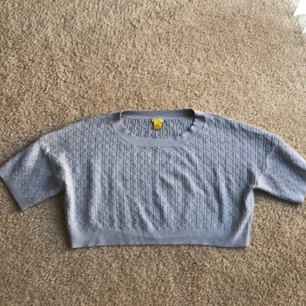 Daisy Knit cropped top